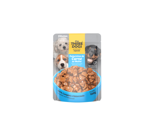 THREE DOGS SALSA FILH/CARNE 100 GR
