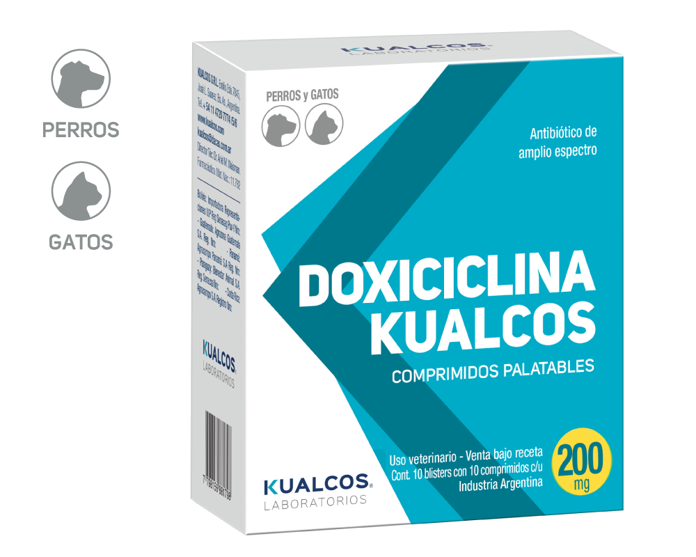 DOXICICLINA 50, 100, 200MG