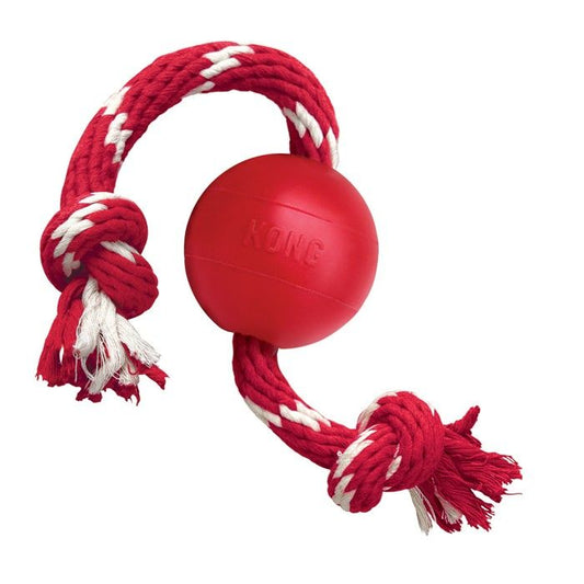 KONG BALL WITH ROPE KB21